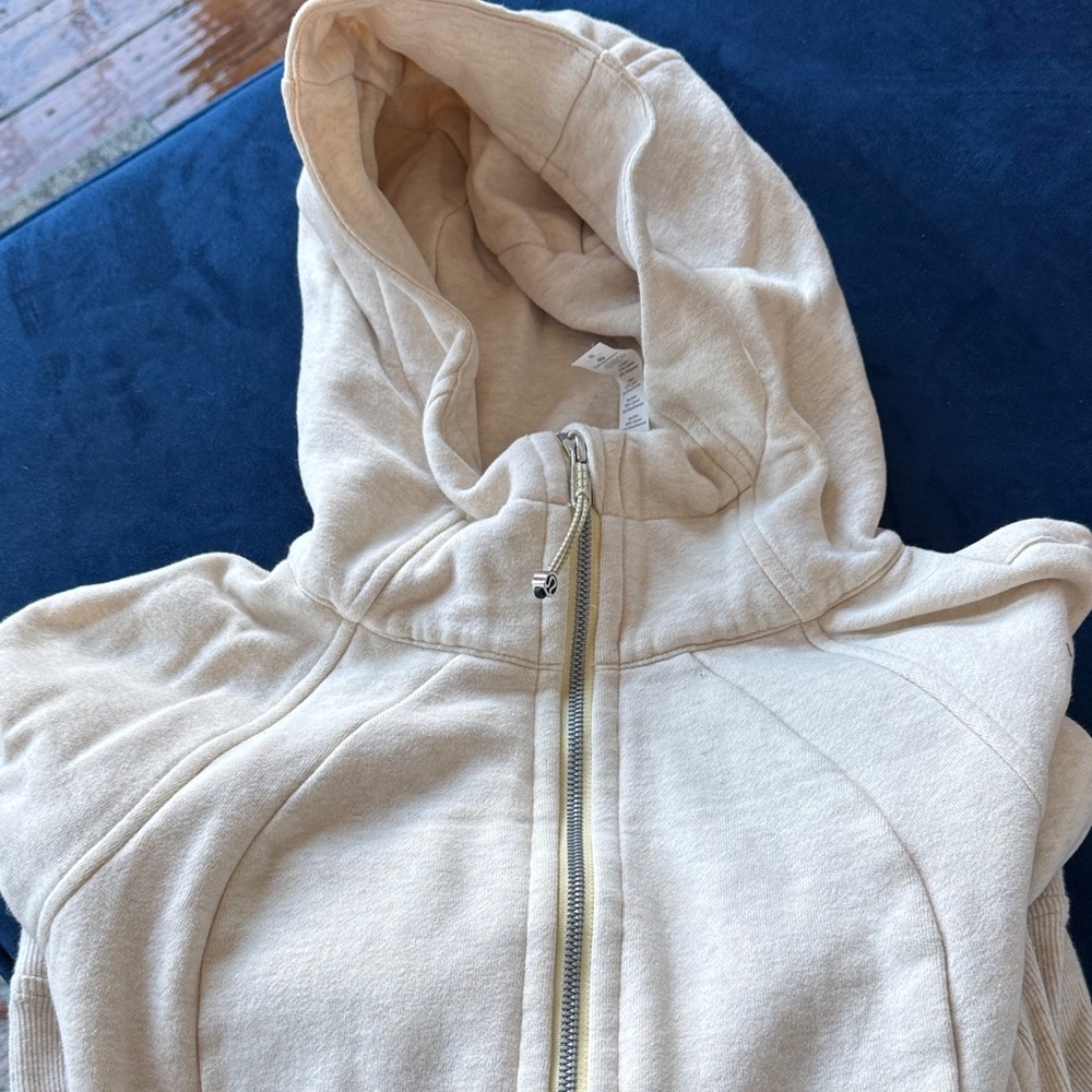 Lululemon Cream Hooded Jacket